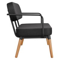 アイリスオーヤマ 2人掛けスチールフレームソファ ダークグレー MSS-2S 1台（直送品）