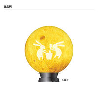 アドサイン お月見デザイン 直径2m ボール型エアー看板( 基本型一式セット) 215060 1箱（本体1台+バルーン1枚入)（直送品）