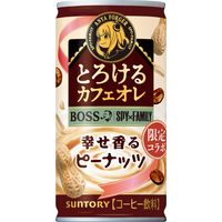 【缶コーヒー】サントリー ボス とろけるカフェオレ 幸せ香るピーナッツ 185g 1箱（30缶入）