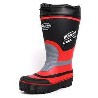 ZIPLOA HB-770 カラー長靴 胴太 L     ブラック コーコス信岡 1足（直送品）