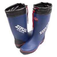 ZIPLOA HB-760 紳士カバー付きブーツ 25.5  ネイビー コーコス信岡 1足（直送品）