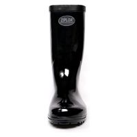 ZIPLOA HB-930 軽半長靴 25    ブラック コーコス信岡 1足（直送品）