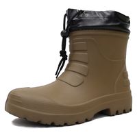 ZIPLOA EHB-891 ハイブリッドＥＶＡショートブーツ XL    モカブラウン コーコス信岡 1足（直送品）