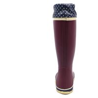 ZIPLOA LB-555 婦人カバー付きロングブーツ L     ワイン コーコス信岡 1足（直送品）