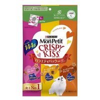 （バラエティパック）モンプチ クリスピーキッス セレクトシリーズ 144g（6g×24袋）3袋 キャットフード 猫 おやつ