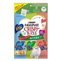 （バラエティパック）モンプチ クリスピーキッス 総合栄養食 贅沢シリーズ 126g（6g×21袋）3袋 キャットフード 猫