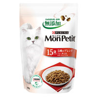 モンプチ バッグ 15歳以上用 5種のブレンド 600g 3袋 ネスレ日本 キャットフード 猫