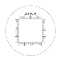 クリアー光学 LEDライト付ルーペ 拡大鏡 ガラスレンズ 10倍 30mm 目盛付 CD-263LED 1個 64-5273-17（直送品）