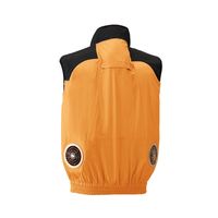 クロダルマ エアセンサー ハーネス対応ベスト マンゴーイエロー LL 26880-24-LL 1枚（直送品）