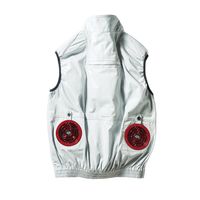 クロダルマ エアセンサー フルハーネス対応綿100%ベスト ベスト LL 26863-40-LL 1枚（直送品）