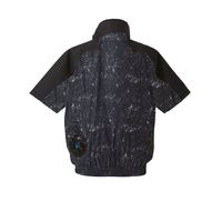 クロダルマ エアセンサー ハーネス対応半袖ジャンパー 迷彩ブラック 7L 268801-490-7L 1枚（直送品）