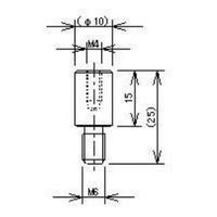 イマダ ネジ径変換アダプタ M4(メネジ)ーM6 CAーF4T6 1個（直送品）