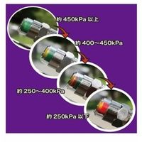 パナレーサー ACAー2ーGーHP 高圧対応エアチェックアダプターゲージ付(2個セット) 1セット(8個:2個×4セット)（直送品）