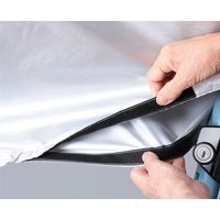 川住製作所 KWー373SL サイクルカバーハーフをロングにしました シルバー 1セット(2枚)（直送品）