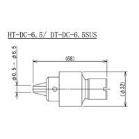 イマダ ドリルチャック HTーDCー6.5 1個（直送品）