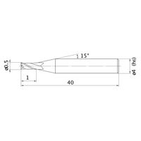 三菱マテリアル エムスターエンドミル MS2MS D0050 1セット(5PC)（直送品）