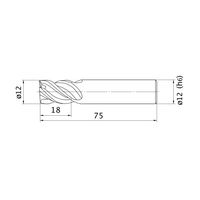 三菱マテリアル エムスターエンドミル MSSHD D1200 1PC（直送品）