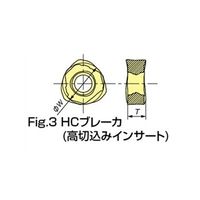 MOLDINO カッタ用インサート WOMU140630ER-HC JS4030 1セット(10PC)（直送品）