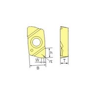 MOLDINO カッタ用インサート MPHT040205ZEL-0.5 TH308 1セット(10PC)（直送品）