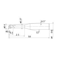三菱マテリアル スマートミラクルエンドミル MP2XLB R0020N025 1セット(3PC)（直送品）