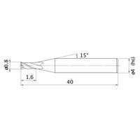 三菱マテリアル ダイヤコートドリル MS2MS D0080 1セット(5PC)（直送品）