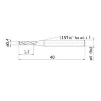 三菱マテリアル バイオレットドリル MS2JS D0040 1セット(3PC)（直送品）