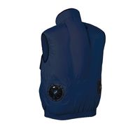 クロダルマ エアセンサー ベスト ネイビー ファンバッテリーセット 4L 26878-11-4L-KS100 1SET（直送品）