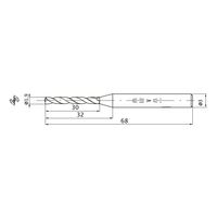 三菱マテリアル エムスターエンドミル MWS 0190XB VP15TF 1PC（直送品）