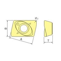 MOLDINO カッタ用インサート JDMT070202R JP4105 1セット(20PC)（直送品）