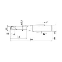 三菱マテリアル MSエンドミル VF2XLB R0100N100S04 1セット(3PC)（直送品）