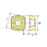 MOLDINO カッタ用インサート EDMT13T4TN-15 JS4045 1セット(10PC)（直送品）