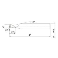三菱マテリアル WSTARドリル MP2MB R0050 1セット(3PC)（直送品）