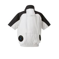 クロダルマ エアセンサー ハーネス対応半袖ジャンパー シルバー ファンバッテリーセット S 268801-40-S-KS100 1SET（直送品）