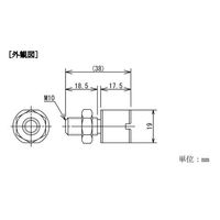 イマダ M10アタッチメントアダプタ HTーADーM10 1個（直送品）