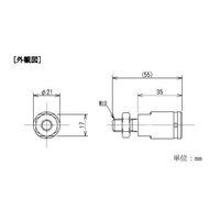 イマダ M10アタッチメントアダプタ MTーADーM10 1個（直送品）