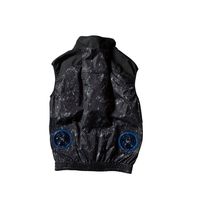 クロダルマ エアセンサー ハーネス対応ベスト 迷彩ブラック ファンバッテリーセット M 26880-490-M-KS100 1SET（直送品）