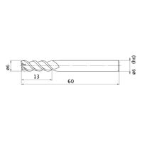 三菱マテリアル エムスターエンドミル MSMHZD D0600 1セット(3PC)（直送品）