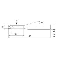 三菱マテリアル バイオレットドリル MS4XL D0400N250 1セット(3PC)（直送品）