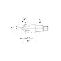 三菱マテリアル WSTARドリル IMX12CH6V120A45 EP7020 1PC（直送品）