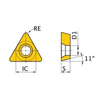 三菱マテリアル WSTARドリル NP-TPGB110308GS3 BC8105 1セット(2PC)（直送品）