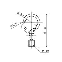 イマダ 付属アタッチメント(大鉤) Aー7 1個（直送品）
