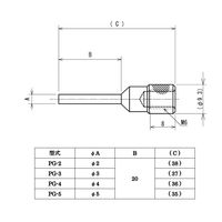 イマダ 局所圧縮治具(ピンゲージ) PGー4 1個（直送品）