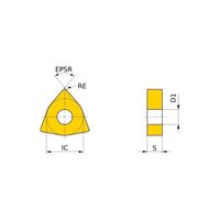 三菱マテリアル 超硬コーティングインサート WNMG080412-MP MC6125 1セット(20PC)（直送品）