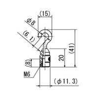イマダ 付属アタッチメント(小鉤) Sー1 1個（直送品）