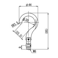 イマダ 付属アタッチメント(大鉤) Sー7 1個（直送品）