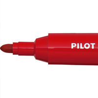 パイロット ホワイトボードマーカー 補充タイプ 中字・中型 赤 WBMAR-10M-R 1本