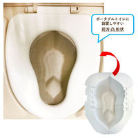 紙製ディスポーザブル便器 ポータブルトイレ設置用 100個入【ケース販売/業務用/介護/イトマン】89001039（直送品）