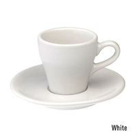 LOVERAMICS 80ml Espresso Cup Tulip (6pc) WH C087-37BWH 1箱（6個入）（直送品）