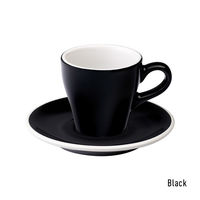 LOVERAMICS 80ml Espresso Cup Tulip (6pc) BK C087-39BBK 1箱（6個入）（直送品）