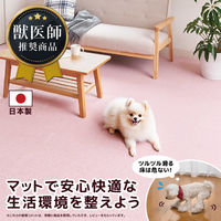 サンコー 撥水タイルマット メランジピンク KX-64 1セット(8枚入)